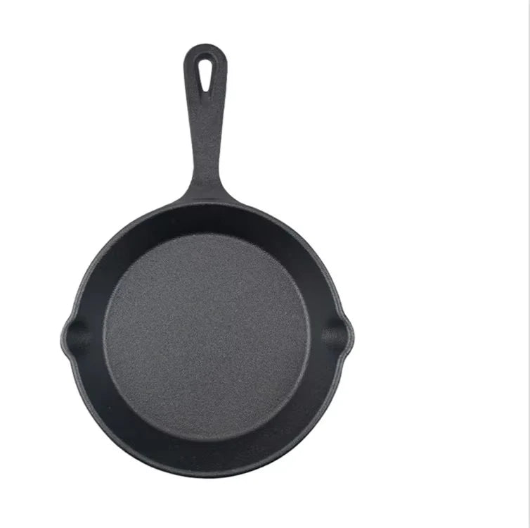 Cast Iron Mini Frying Pan, Enamel Saucepan for Eggs, Steaks, and Sandwiches