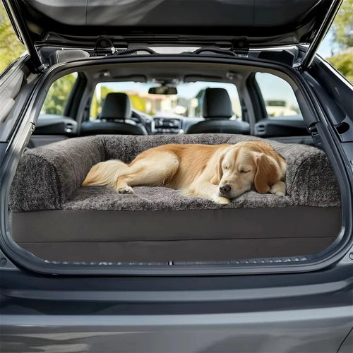 Human Size Giant Dog Bed with Plush Orthopedic Cushion
