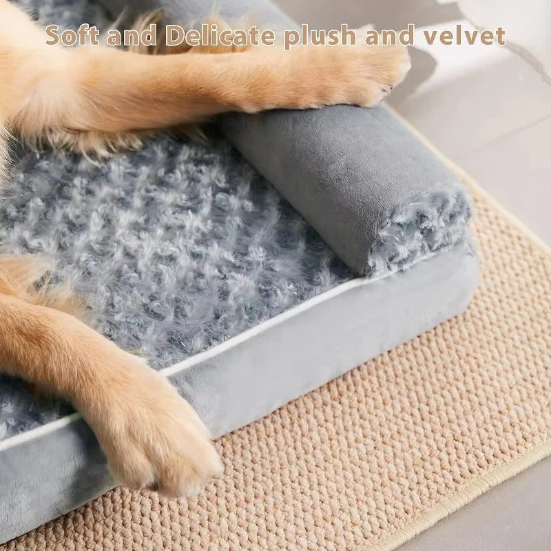 Orthopedic Memory Foam Pet Bed with Removable Washable Cover